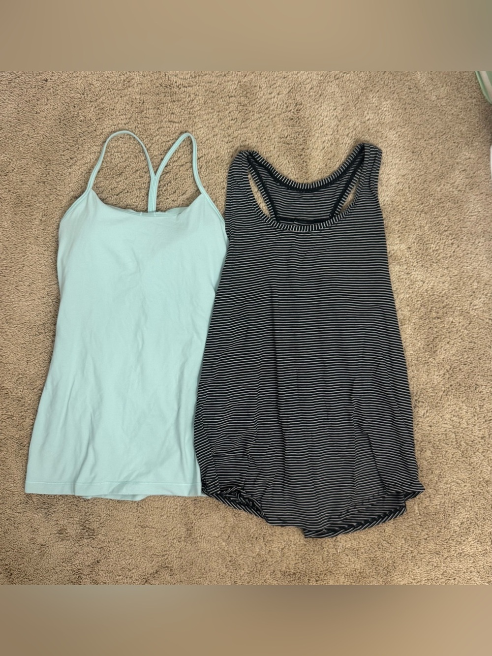 Lululemon lot of Size 6 Love tank Power to the Y Tank